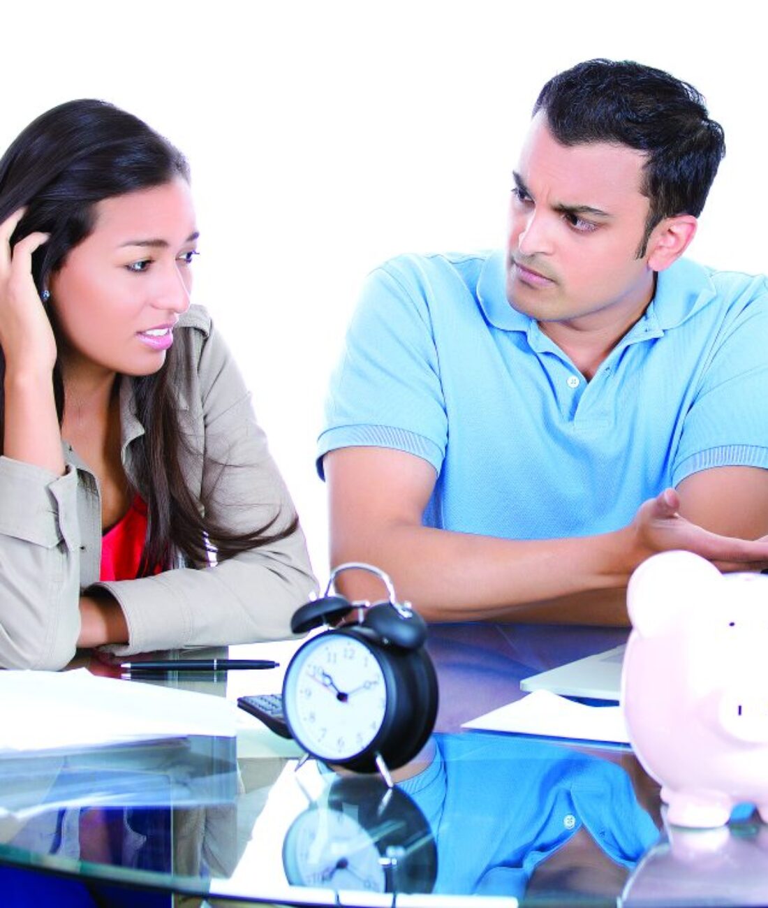 Closeup,Portrait,Of,Man,Getting,Angry,At,Woman,For,Spending