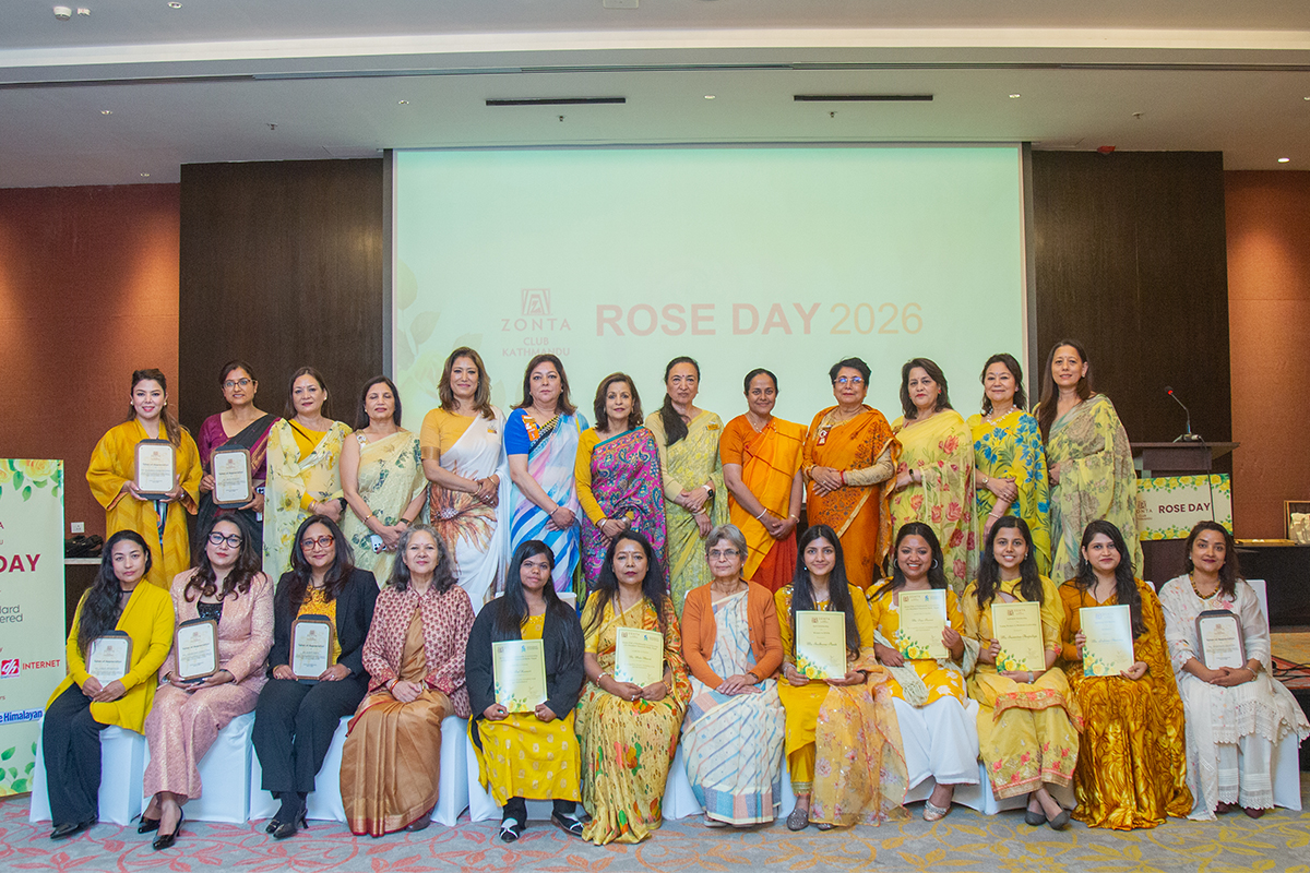 Zonta Club Kathmandu Celebrates Women with Rose Day 2026