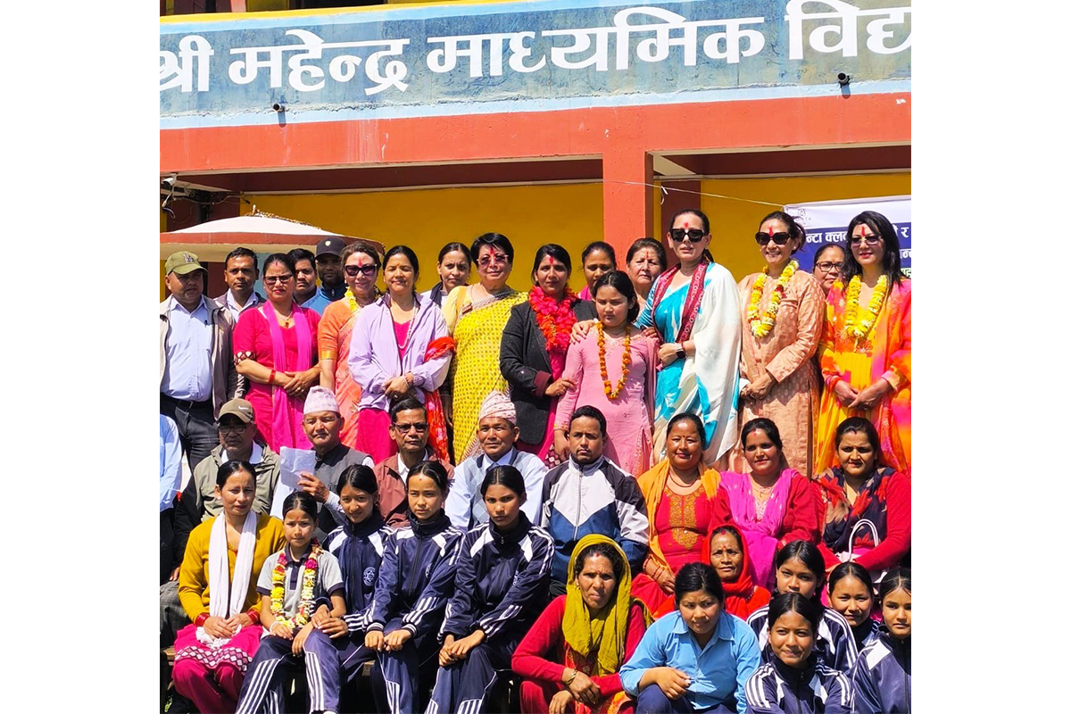 Zonta Club Kathmandu Supports Girls’ Education and Mobility in Dang